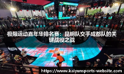 极限运动嘉年华排名赛：昆明队交手成都队的关键战役之战
